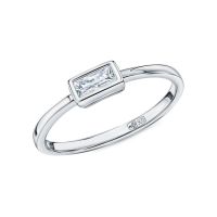 Серебряное кольцо с фианитами