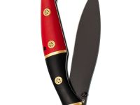 Складной нож Reptilian Трапёр-01 ограниченное издание, сталь D2, рукоять черный и красный G10