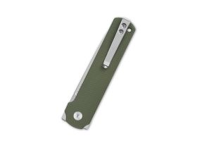 Складной нож QSP Lark, сталь Sandvik 14C28N, рукоять G10, зеленый