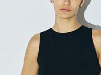 Топ из хлопка, Черный