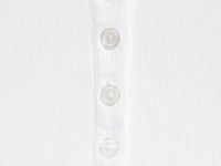 Пижамный лонгслив в рубчик, Белый