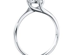 Кольцо из белого золота с бриллиантами э4001кц09200304