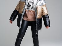 Куртка текстильная с полиуретановым покрытием для девочек