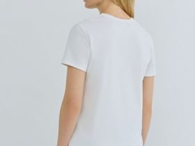 Базовая футболка из плотного хлопка, Белый