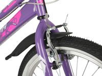 Детский велосипед Novatrack Alice 20, год 2021, цвет Фиолетовый