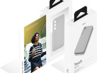 Чехол uBear Touch Mag Case для Galaxy S25, soft-touch серый