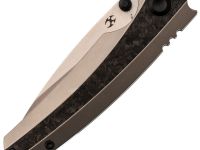 Складной нож Kansept Raven, сталь CPM 20CV, рукоять титан серый