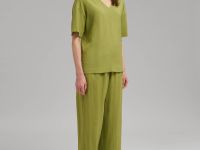 Свободная блузка со льном