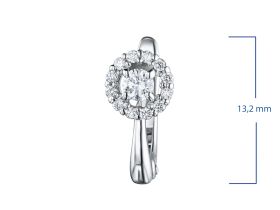 Серьги из белого золота э4712сг04202565