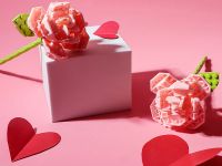 JK8135 Конструктор Розовый Мишка Тэдди с розой