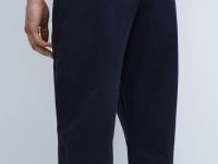 Брюки-чиносы из сатина, Синий