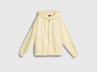 Толстовка на молнии с вышивкой, Желтый