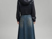 Джинсовая юбка миди А-силуэта