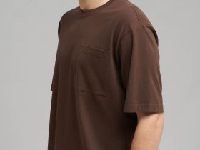 Футболка объемного кроя из джерси