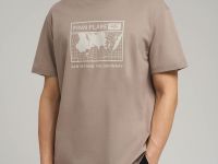 Свободная футболка comfort fit из хлопкового джерси