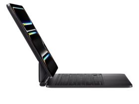 Клавиатура Apple Magic Keyboard with Trackpad для iPad Pro 11 (2024) русская (нейлон с подставкой) (черный) (MWR23)