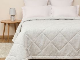 Покрывало Lucentezza, серое