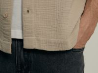 Рубашка с коротким рукавом из хлопка