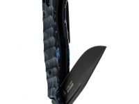 Складной нож НОКС Финка-М, сталь D2, рукоять G10 черно-синяя