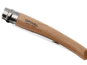 Нож складной филейный Opinel №10, сталь Sandvik 12C27, рукоять бук
