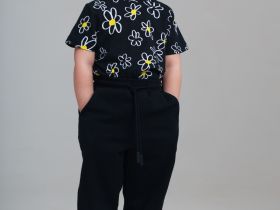 Брюки детские трикотажные для девочек