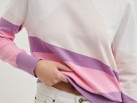 Джемпер свободного силуэта из хлопка