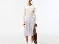 Женская футболка Lacoste Slim Fit с длинными рукавами