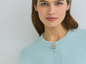 Кардиган из мягкой пряжи, Зеленый