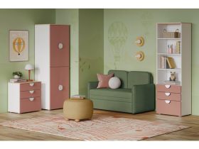 Комод детский Милна 2-60x65 Розовый