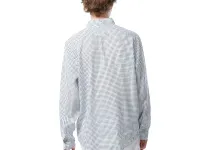 Мужская рубашка Lacoste с монограммой из смеси льна