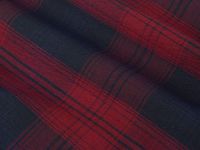 Текстильные трусы-боксеры в клетку, Синий