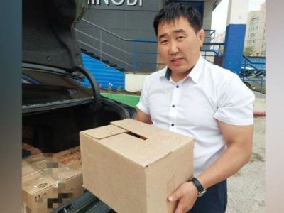 Жители Хангаласского района Якутии передали бойцам мясо и кумыс в честь праздника Ысыах