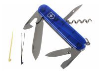 Нож перочинный Victorinox Spartan, сталь X55CrMo14, рукоять Cellidor®, полупрозрачный синий,12 функций, 91мм