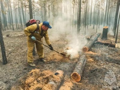 В Алданском районе наращивают силы по борьбе с лесными пожарами