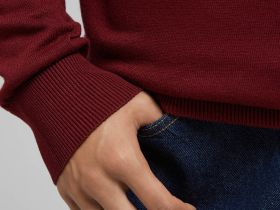 Джемпер-поло с шерстью