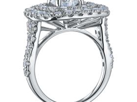 Классическое кольцо из белого золота э4712кц11231255_white