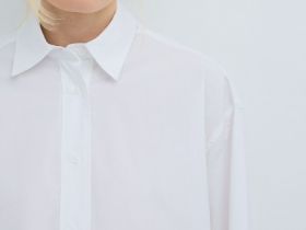 Рубашка из хлопка, Белый