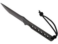 Нож скрытого ношения с фиксированным клинком Spartan Blades Formido, клинок черный, сталь CPM-S35VN, цельнометаллический