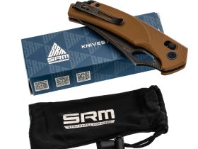 Складной нож SRM Retreiver 9202-GW, сталь D2, рукоять G10