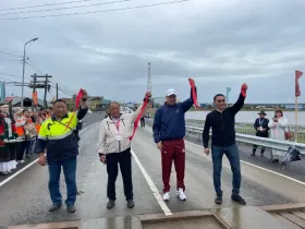 В селе Ытык-Кюёль открыли мост через реку Татту