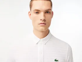 Мужское дышащее поло Lacoste Sport стандартного кроя