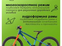 Детский велосипед Cube Acid 200 Disc Actionteam, год 2025, цвет Синий-Оранжевый