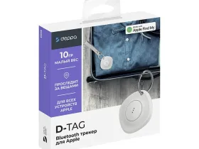 Трекер Deppa (11113) D-Tag для Apple (белый)