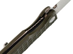 Складной нож Daggerr Dopey olive SW DL, сталь 8Cr14MoV, рукоять FRN