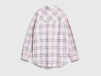 Рубашка в клетку для девочек, Розовый