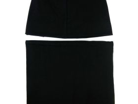 Комплект трикотажный для девочек: шапка, снуд