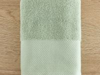 Полотенце махровое Strisce, зеленое