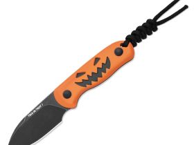 Туристический нож Kizer Drop BearFix Halloween, сталь 14C28N, рукоять G10, оранжевый, ограниченное издание