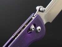 Складной нож Daggerr Begemot Slim, сталь VG-10, рукоять G10, фиолетовый