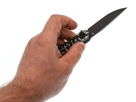 Складной нож Tenable Einar, сталь NItro-V, рукоять карбон